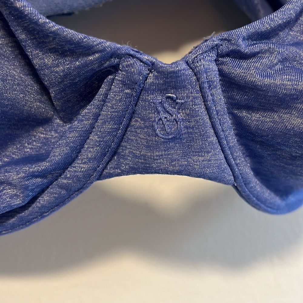 EUC PRETTY PURPLE VICTORIA’S SECRET UNDERWIRE UNLINED SEMI DEMI BRA 32DD - Picture 3 of 6